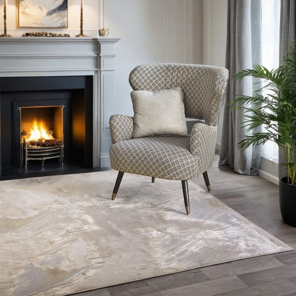 KADIMA DESIGN Teppich Hochglanz-Designerteppich, Abstraktes Marmormuster, G günstig online kaufen