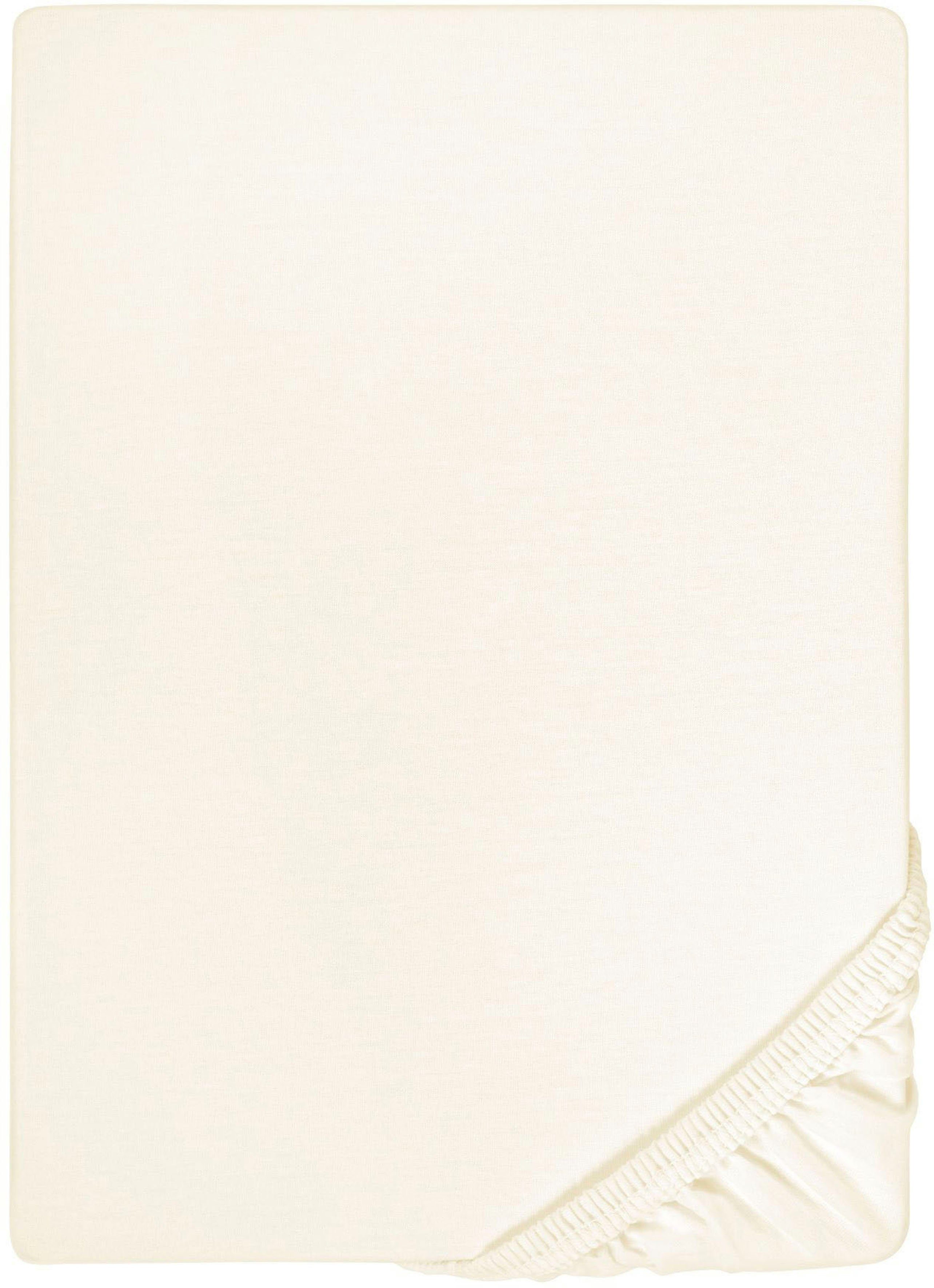 Biberna Spannbettlaken "Samy" hochwertiges Jersey-Elasthan für Topper geeig günstig online kaufen