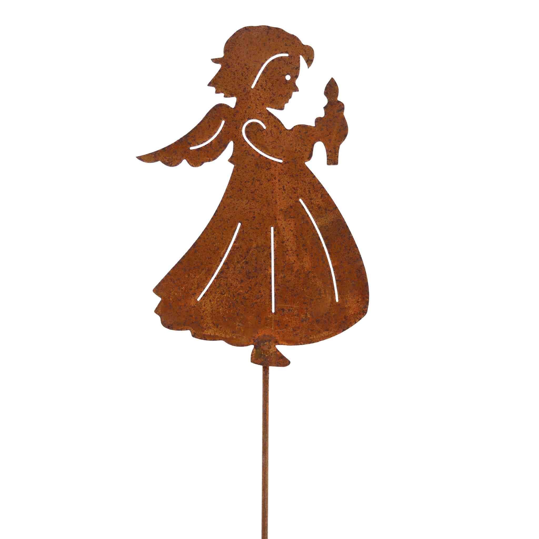 Rostikal Weihnachtsfigur Weihnachtsdeko aussen Weihnachten Engel Figur, Ech günstig online kaufen