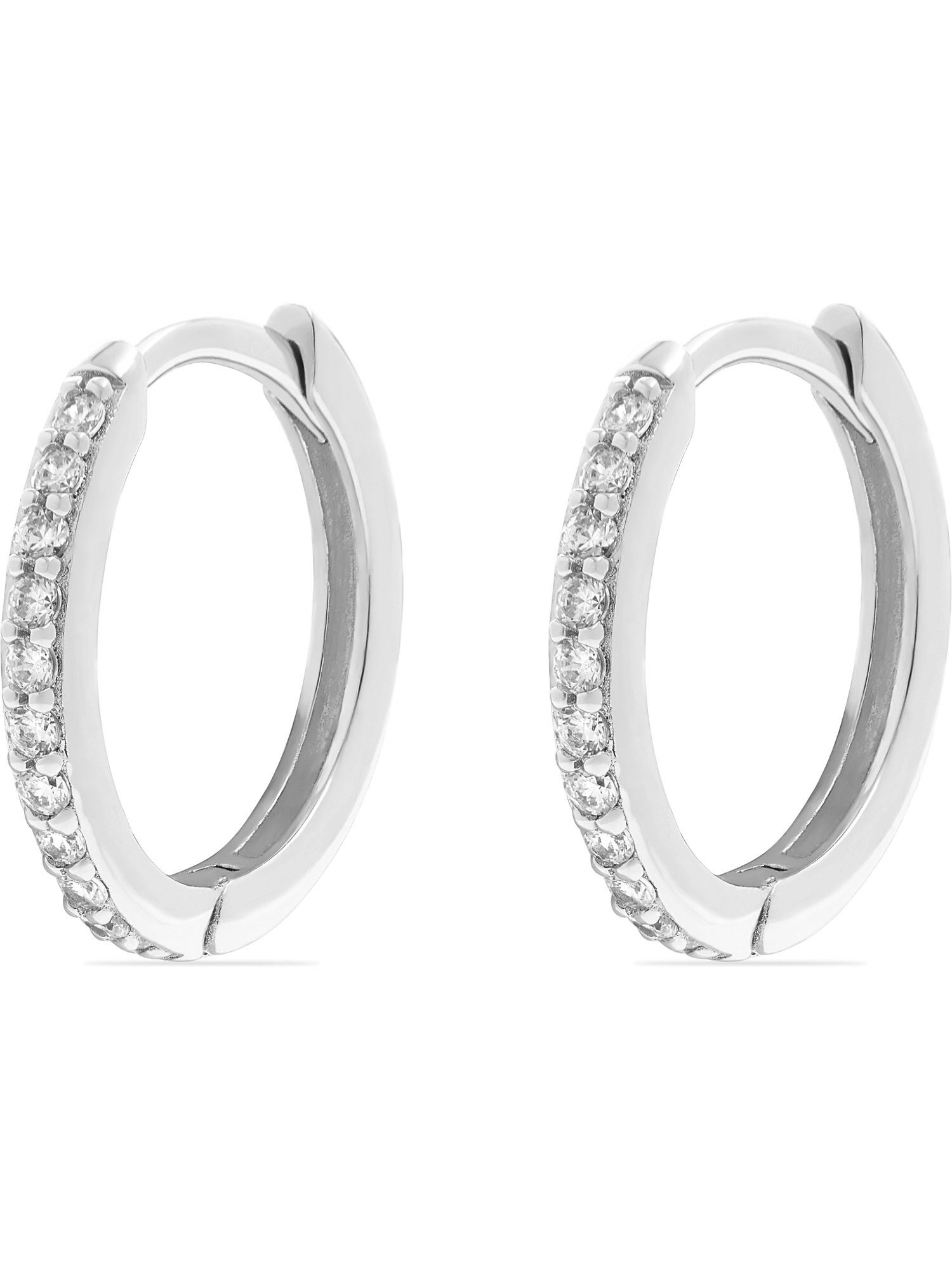 FAVS Paar Creolen FAVS Damen-Creolen 925er Silber 22 Zirkon (Paar) günstig online kaufen