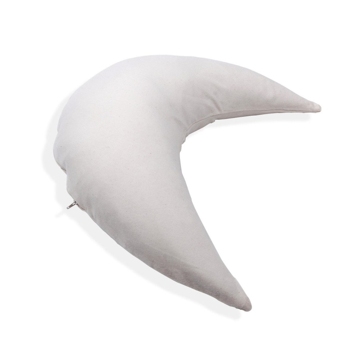 mudis Kissenbezug für Mondkissen Nackenkissen aus Bio Baumwolle, (1 Stück)