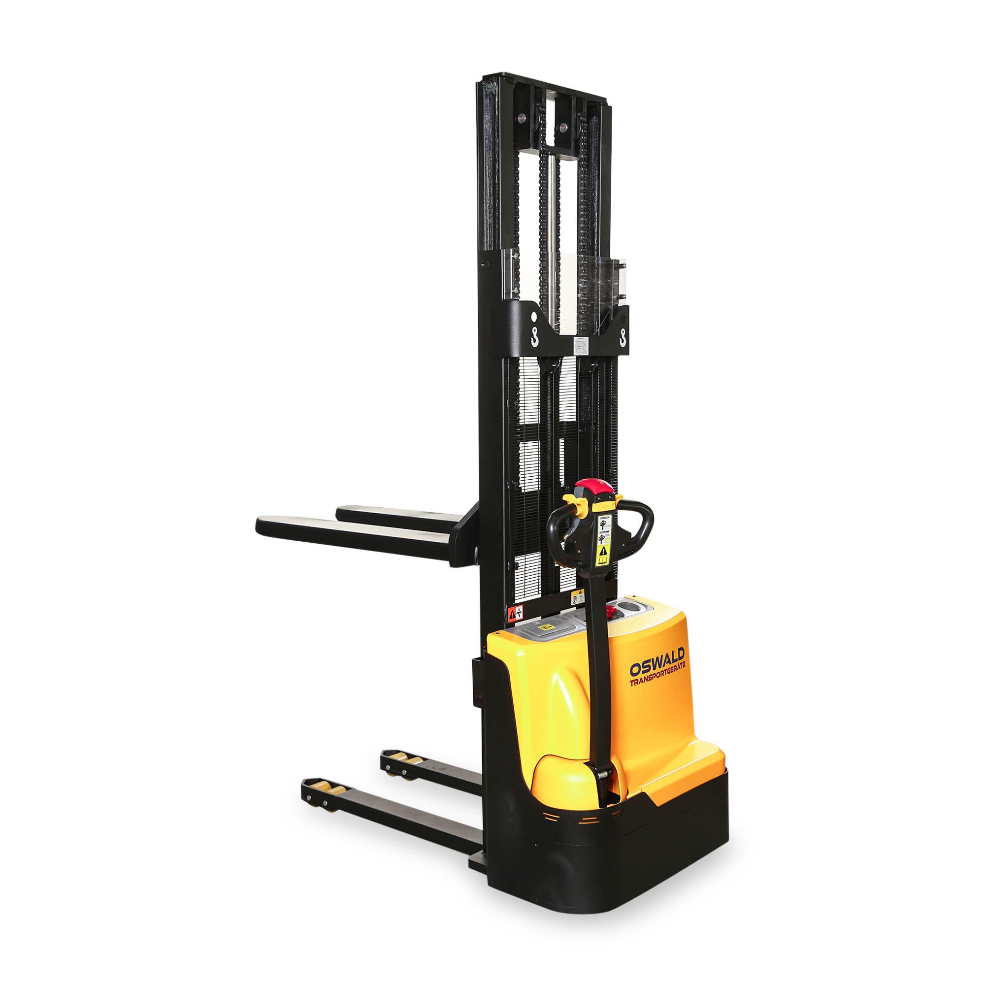 OSWALD Transport Equipment Pallet Truck Pedestrian Stacker DS1530 1.5 t - 3.0 m Lifting Height OSWALD Transport Equipment
