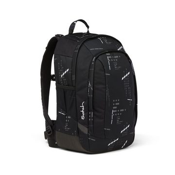 Satch Schulranzen Schulrucksack-Set AIR Ninja Matrix 3-teilig (3-teilig), Laptop-Fach, Your-Size-System, Schulranzen