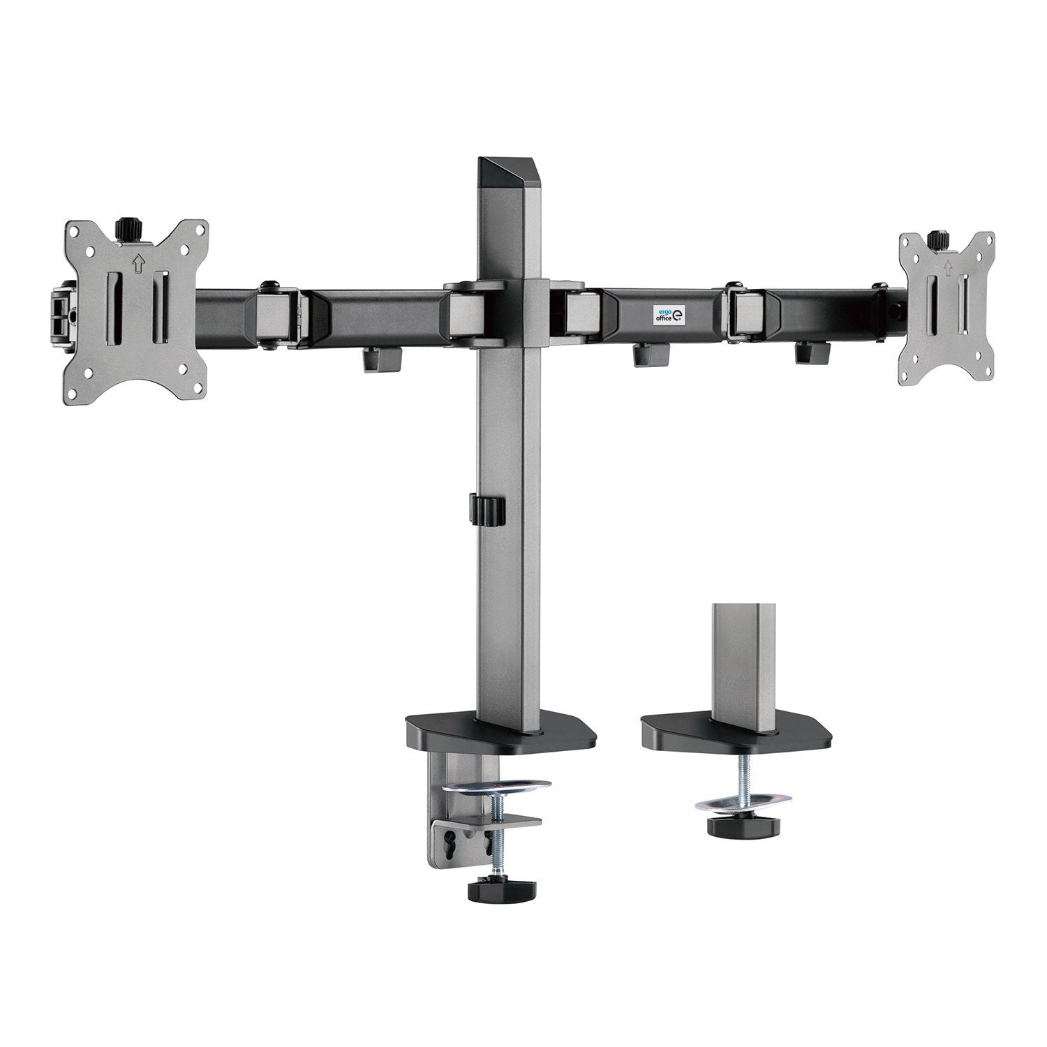 Ergo Office Monitor-Halterung ER-449, (bis 32,00 Zoll, Full-Motion-Einstellbar; 2 Montagemöglichkeiten; Kabelmanagement)