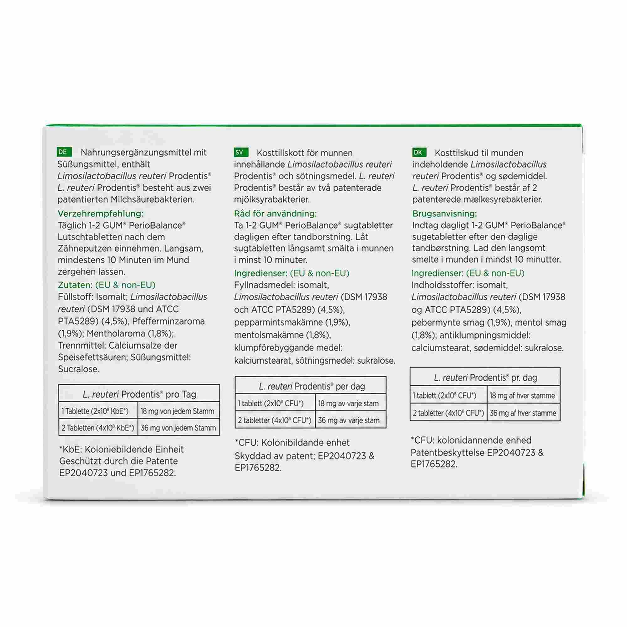 GUM GUM PerioBalance Lutschtabletten 30 Stück Lutschtabletten
