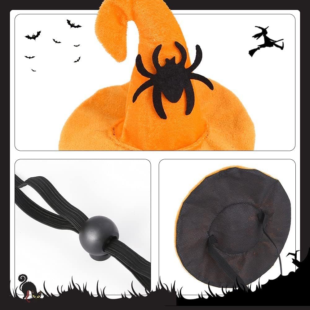 für Fledermaus-Hut, Halloween-Kostüm Kopfschutz GelldG Kopfschmuck Party, orange(Stil1) Haustiere,