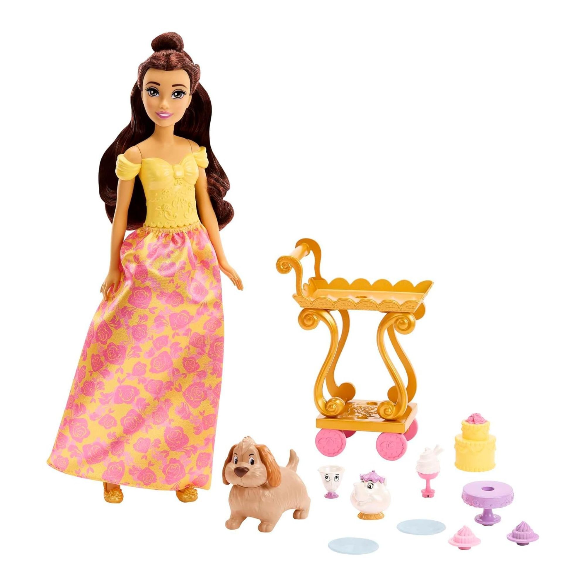 Mattel® Spielfigur Belles Tee-Party Puppe - Disney Princess