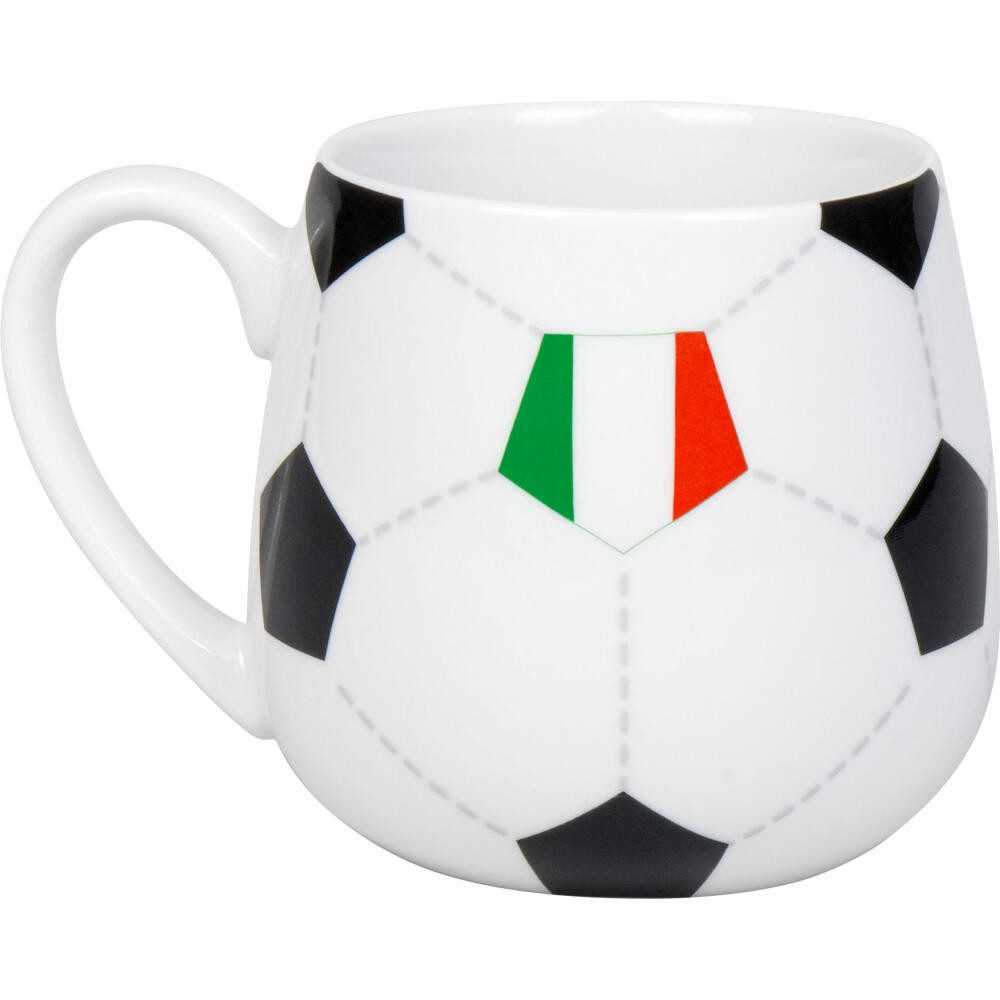 Könitz Becher Kuschelbecher Fußball Italien, Porzellan