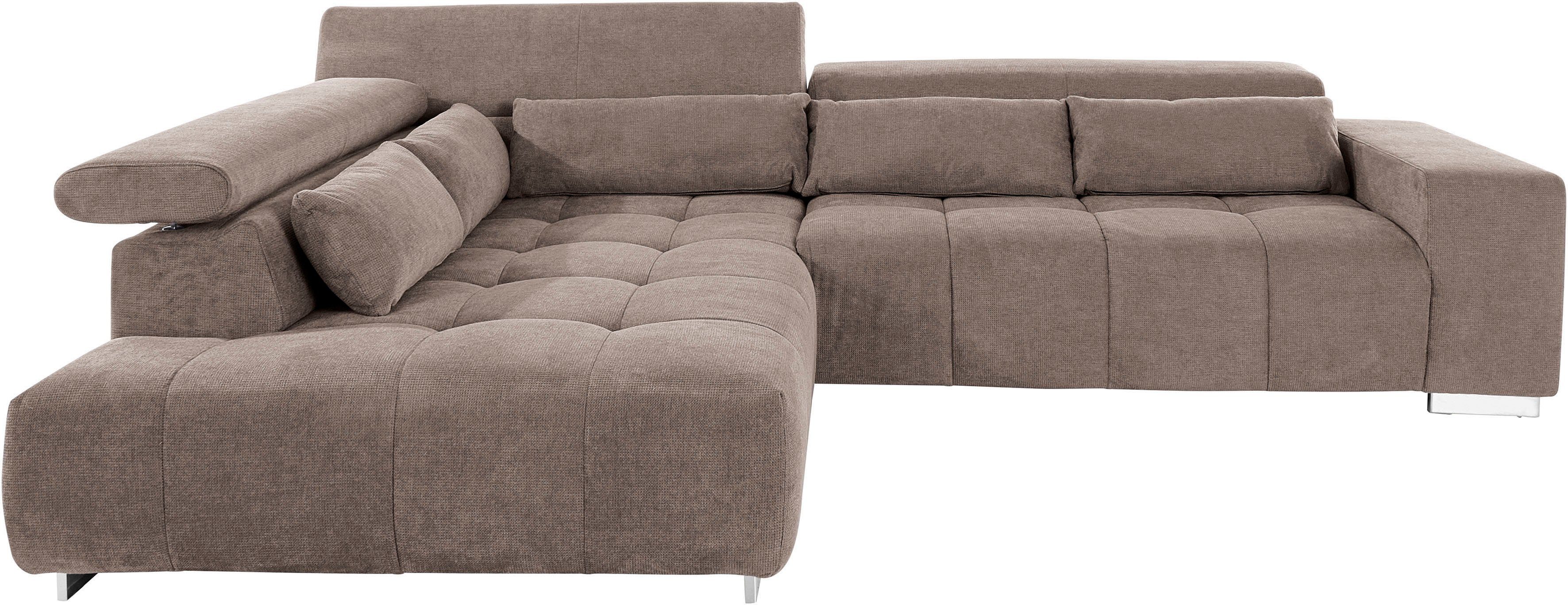 COTTA Ecksofa Orion L-Form, mit Kopfteilverstellung günstig online kaufen