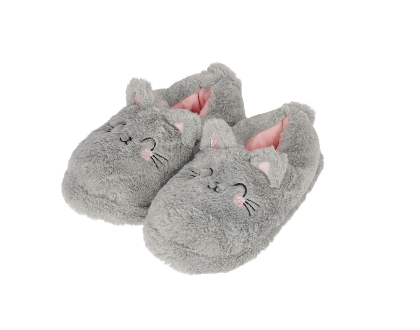 Legami Hausschuhe - Kitty Small - Cosy Slippers Plüsch Hausschuhe