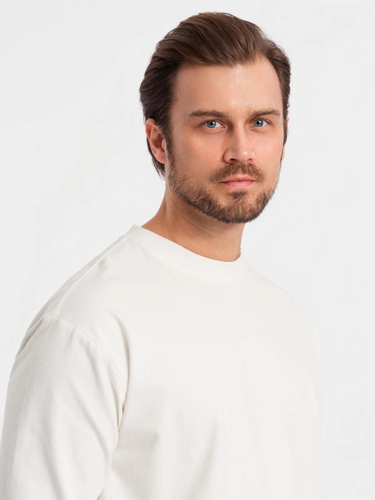 OMBRE Longsleeve Herren-Langarmshirt LOOSE FIT aus günstig online kaufen