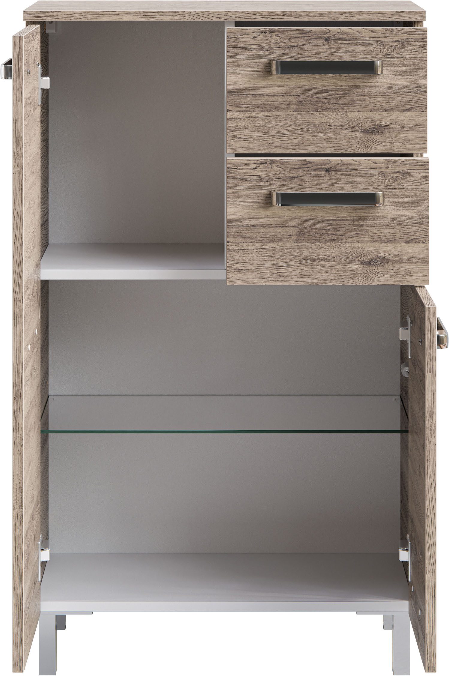 Saphir Unterschrank mit Türdämpfer und 1 Einlegeboden