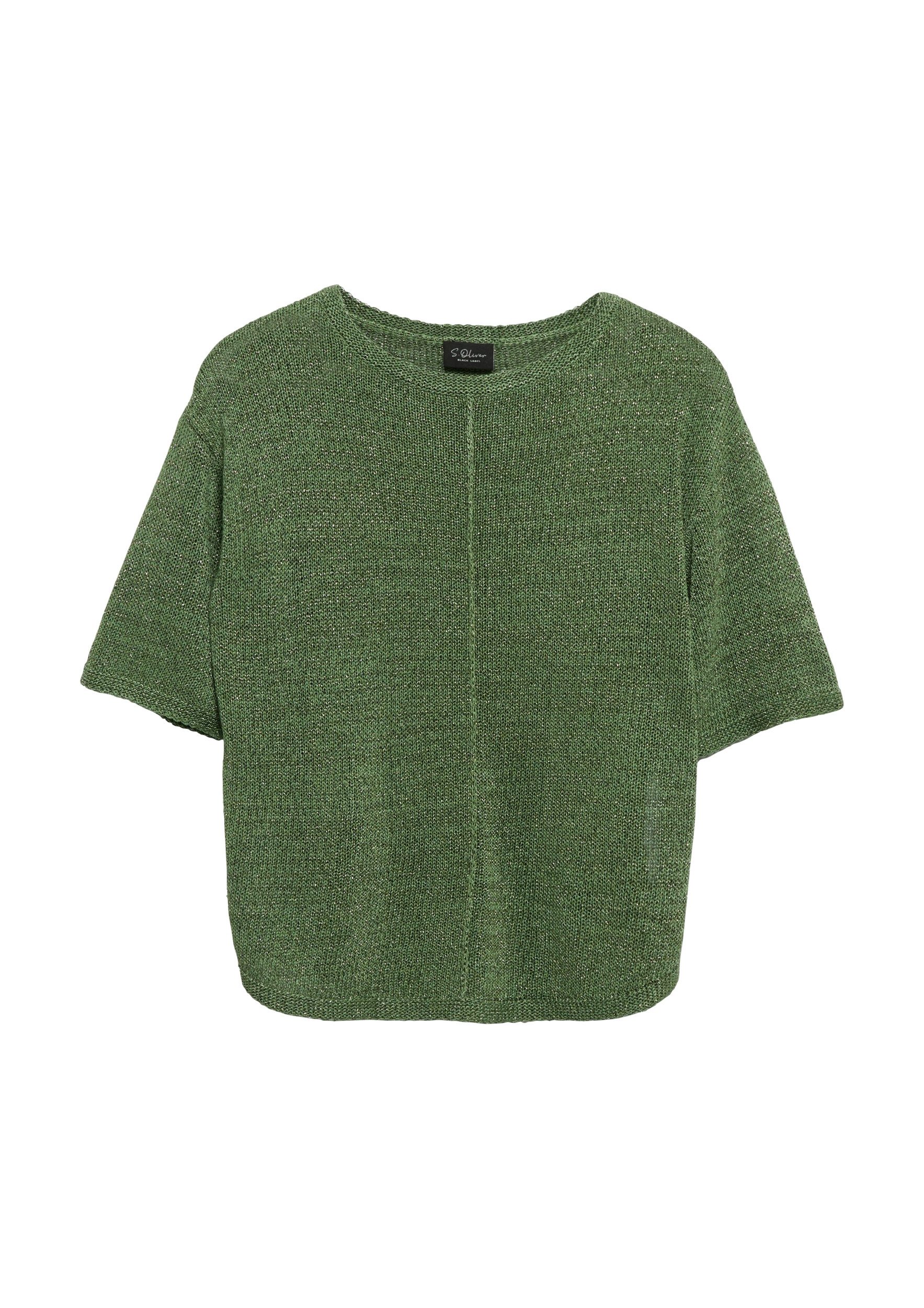 Kurzarmpullover Strickpullover