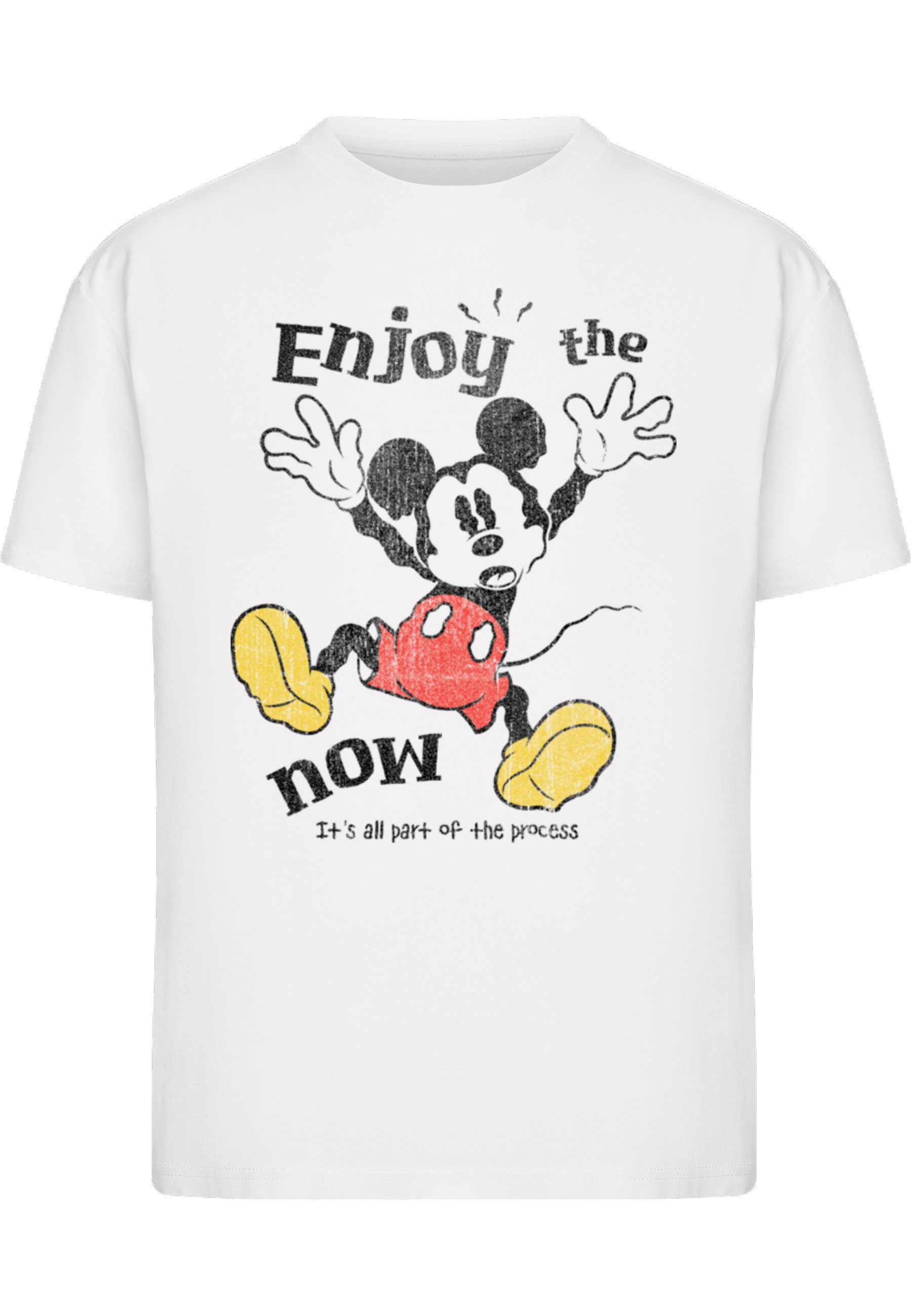 Merchcode T-Shirt Merchcode Mickey Mouse Enjoy The Now Tee (1-tlg) günstig online kaufen