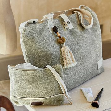 Mirabeau Handtasche Tasche 2er Set Cravanche grün/beige