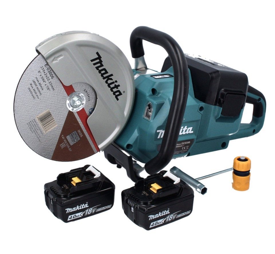 Makita Akku-Trennschleifer DCE 090 M2X1 Akku Trennschleifer 36 V (2x 18 V) 230 mm Brushless