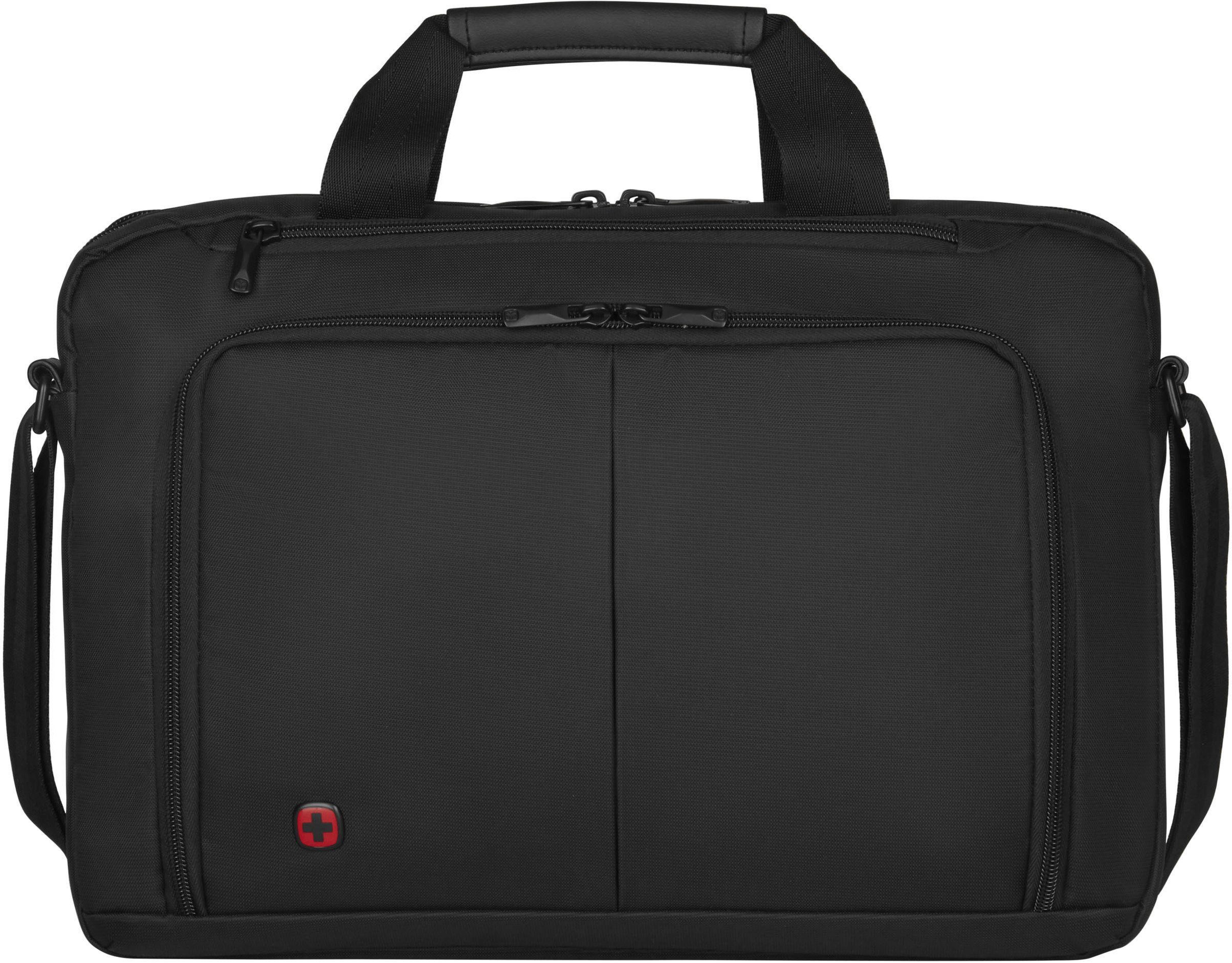 Wenger Laptoptasche Source, schwarz, mit 16-Zoll Laptopfach und zusätzlichem 10-Zoll Tabletfach | Businesstaschen