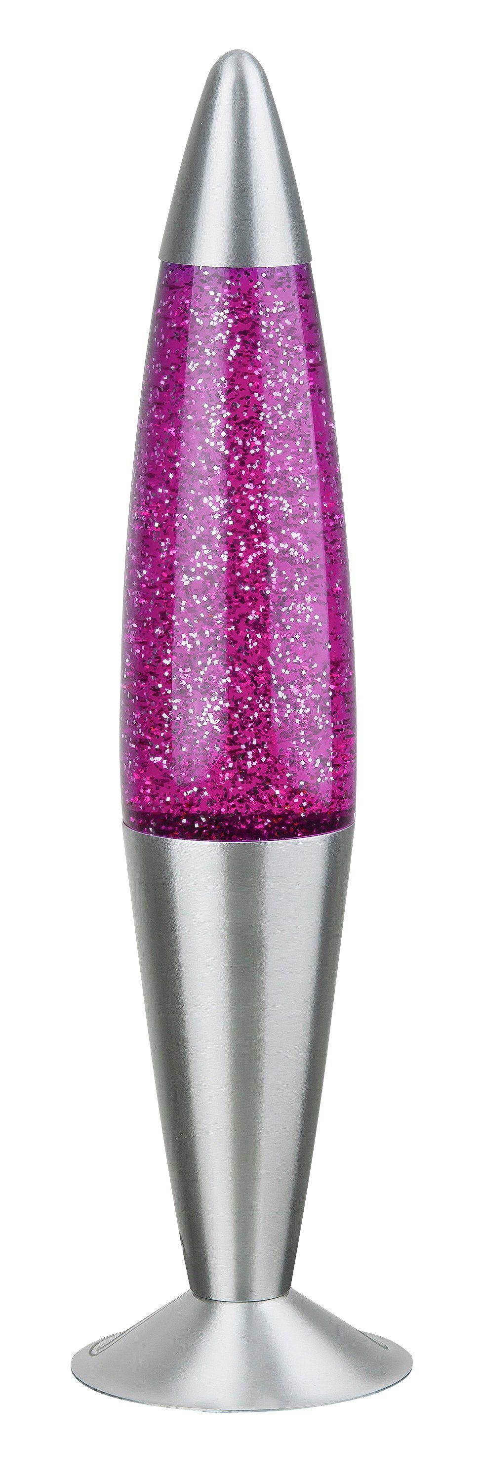 Rabalux Lavalampe Glitter, inklusive Leuchtmittel, Glitterlampe, Retro