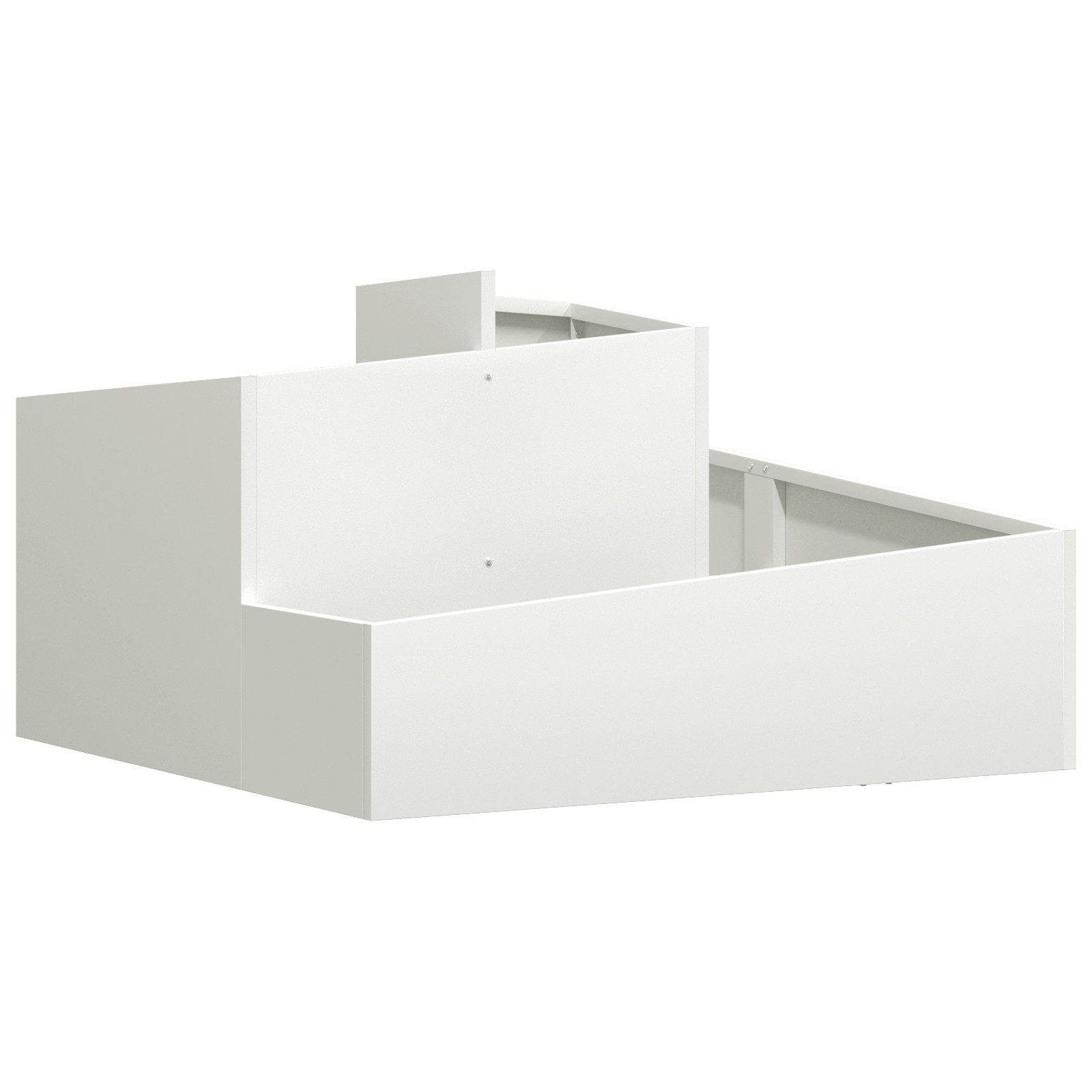 vidaXL Blumentopf Pflanzer Weiß 80x80x50 cm günstig online kaufen