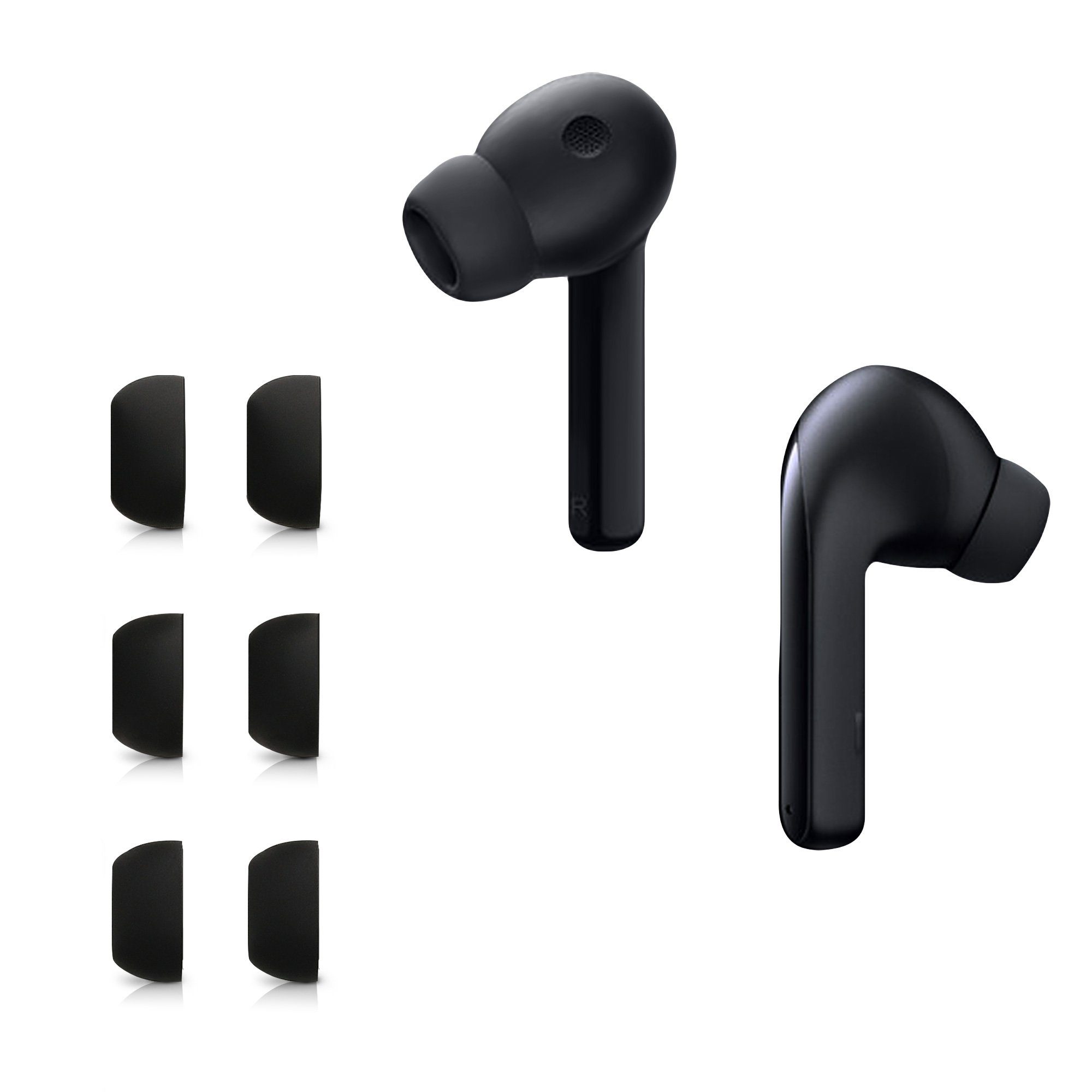 kwmobile - 6x Ohrpolster (3 Kopfhörer) Größen In-Ear für Buds Silikon Ohrstöpsel 3 Polster Xiaomi