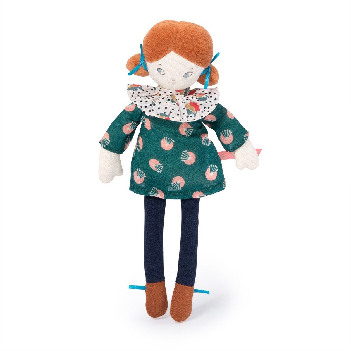Moulin Roty Babypuppe Mademoiselle Blanche weiche Puppe für Rollenspiel und Kuscheln (1-tlg), Puppe