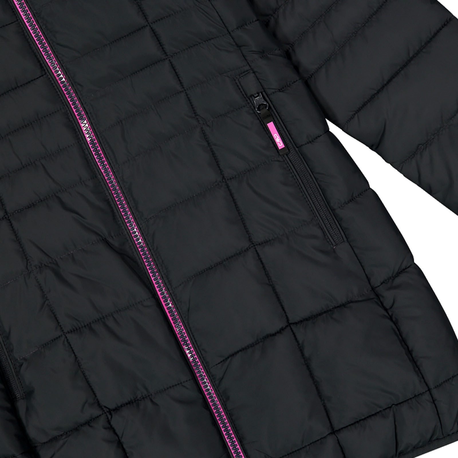 CMP Steppjacke Kid G Coat Fix Hood mit Water Repellent Technologie