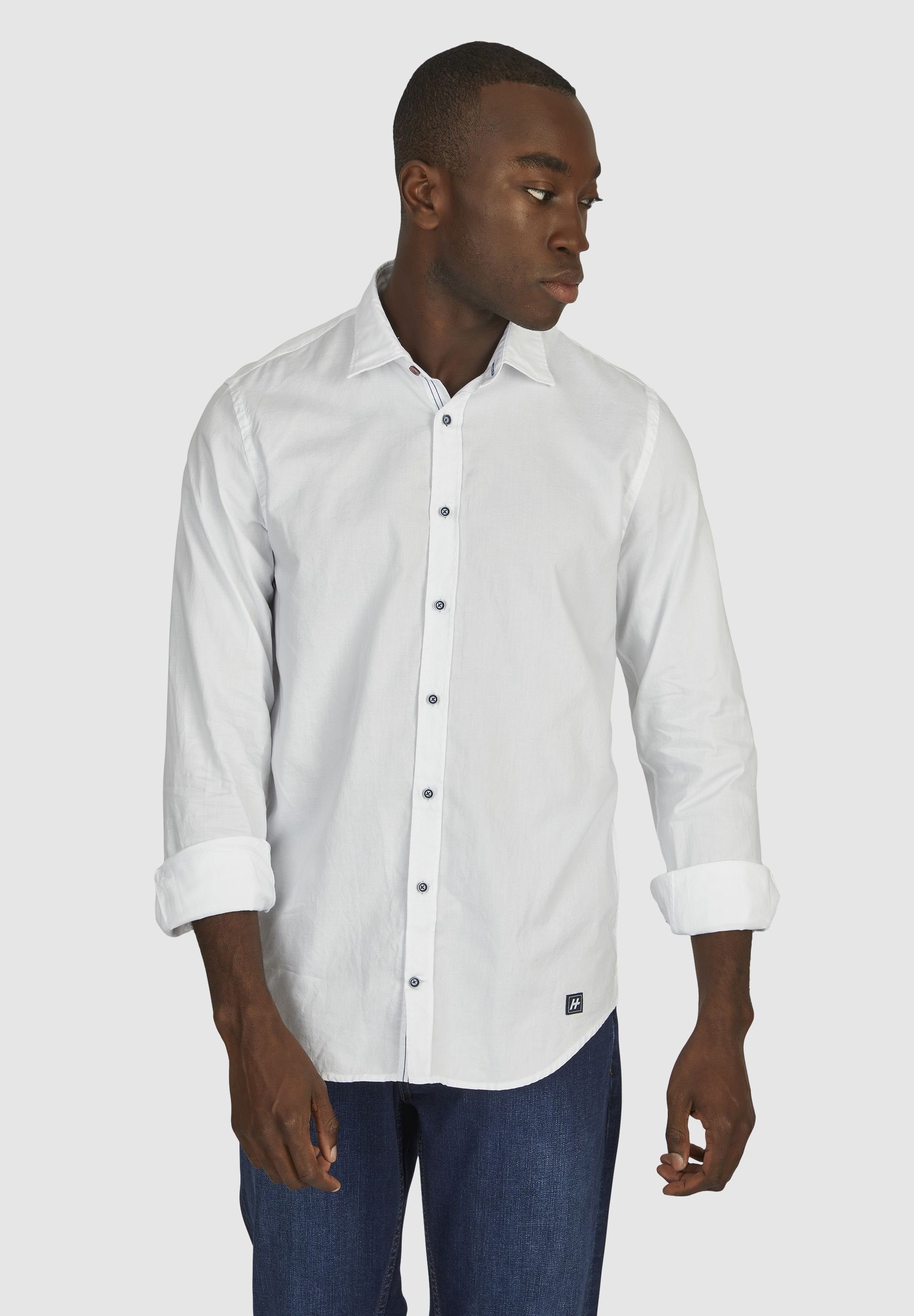 HECHTER PARIS Businesshemd Pflege- und bügelleichtes Material