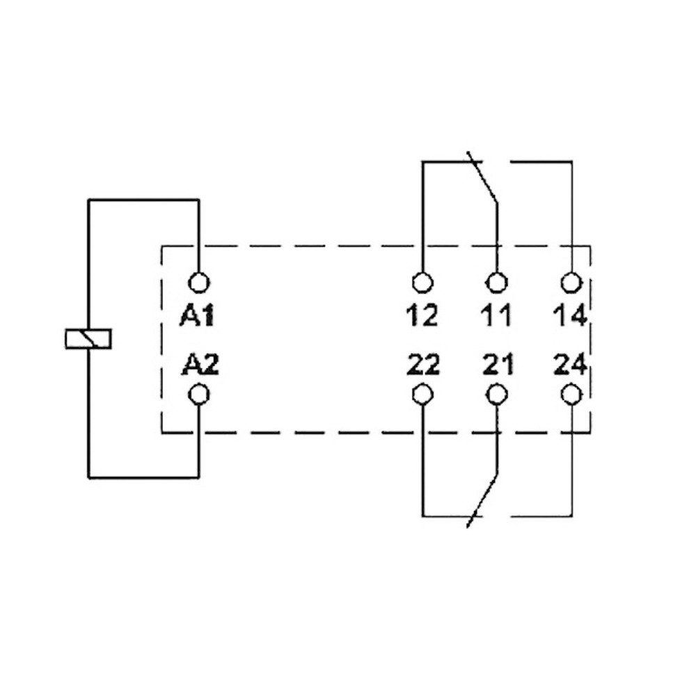 Phoenix Contact Zeitrelais Phoenix Contact REL-MR- 24DC/21-21AU Printrelais 24 V/DC 8 A 2 Wechsle, (REL-MR- 24DC/21-21AU)