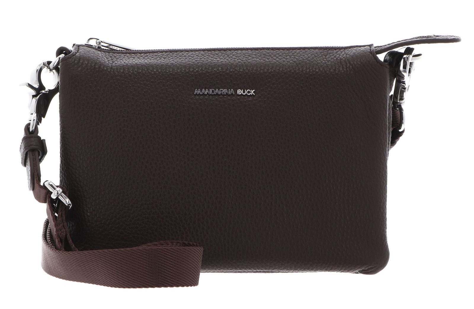 Mandarina Duck Umhängetasche Crossbody Bag, aus echtem Rindsleder