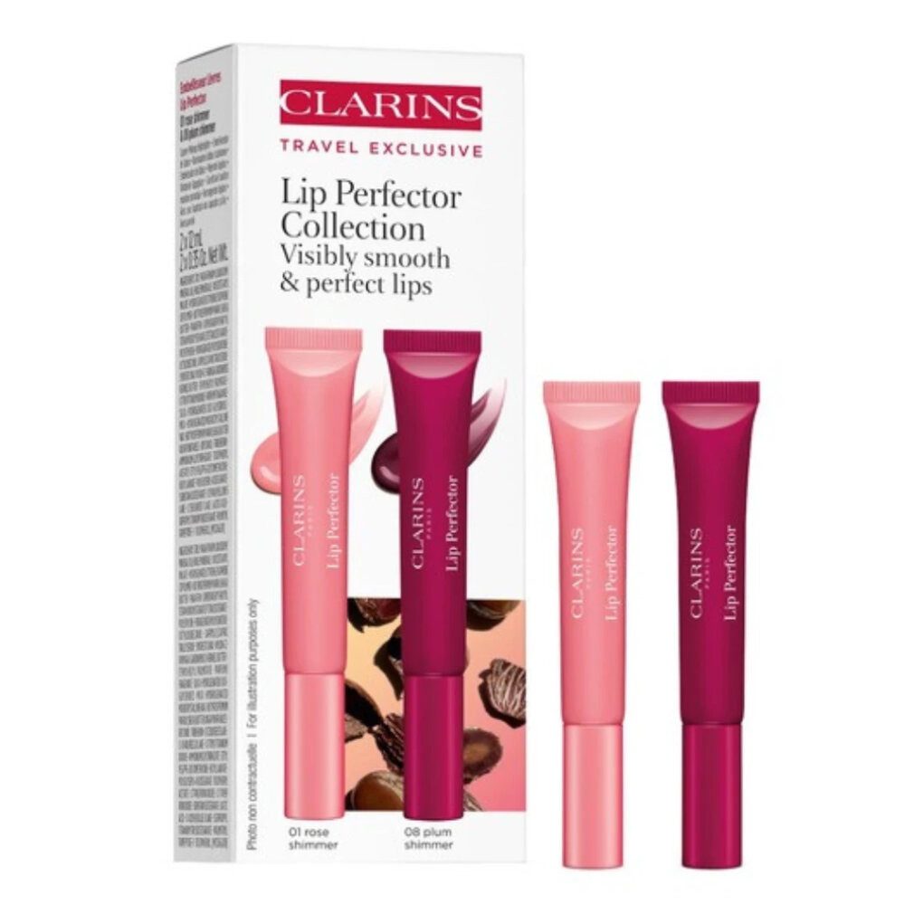 Clarins Lipgloss Lipgloss-Set Lip Perfector Duo 2 x 12 ml