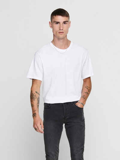 ONLY & SONS T-Shirt ONSMATT LONGY SS TEE NOOS - 22002973 (1-tlg) 3971 in Weiß