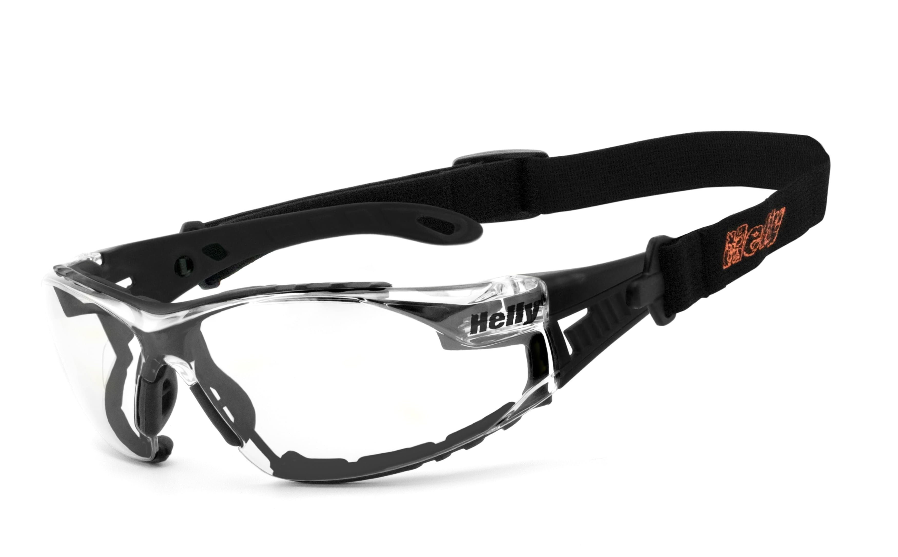 Helly - No.1 Bikereyes Motorradbrille moab 5 - klar, gepolstert, super flexible Brille