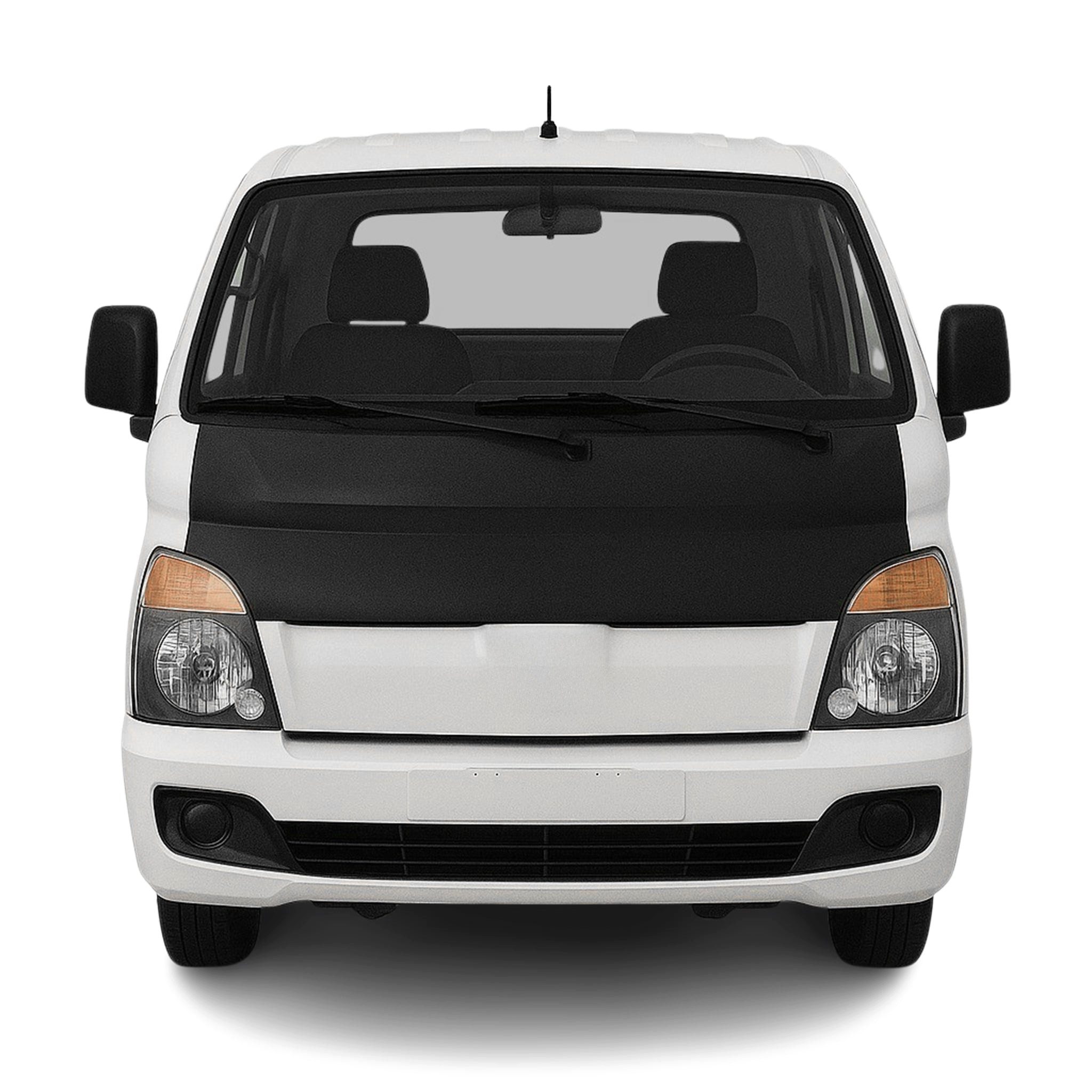 OMAC Frontstoßstange Haubenbra Bonnet Bra für Hyundai H100 Schwarz 1tlg, 1-St., Einfache Installation
