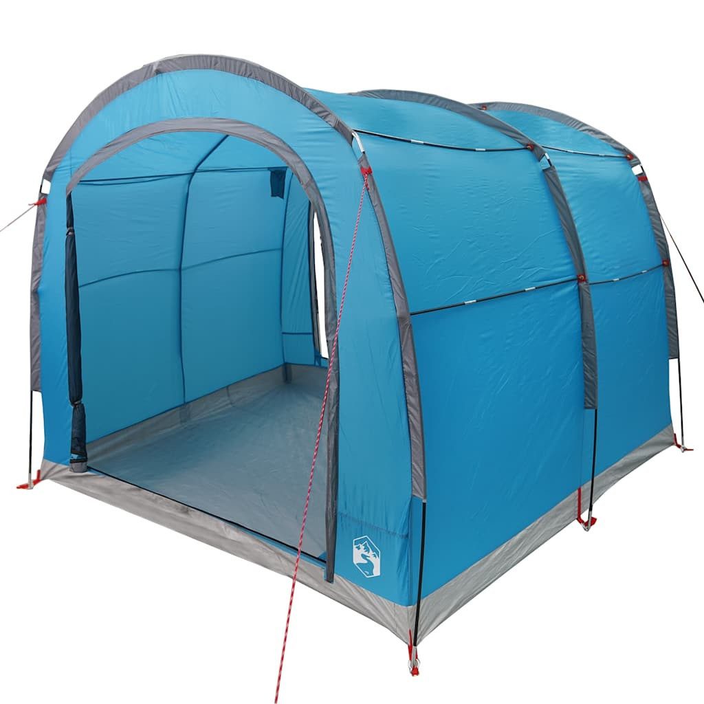 vidaXL Gerätezelt Zelt mit Dach mit Speicher Blau 268 x 240 x 191 cm Polyester, (1 tlg)