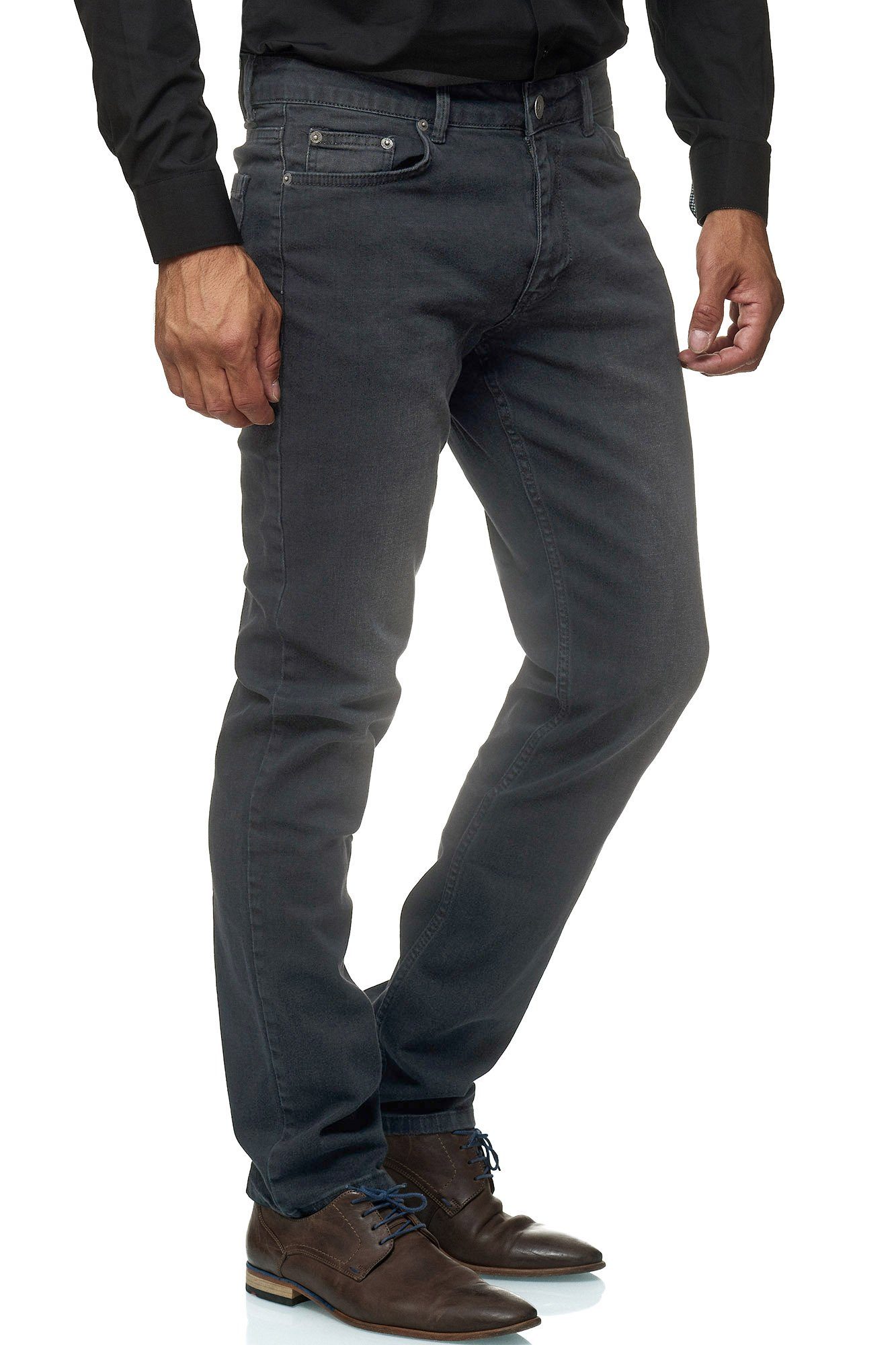 JEEL 05-Grau Cut Regular-fit-Jeans Straight Design Jeans Herren 5-Pocket 305