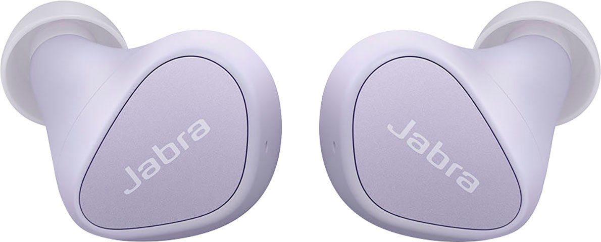 Jabra Elite 3 In-Ear-Kopfhörer lila Siri, Bluetooth) Google Alexa, (Geräuschisolierung, Assistant