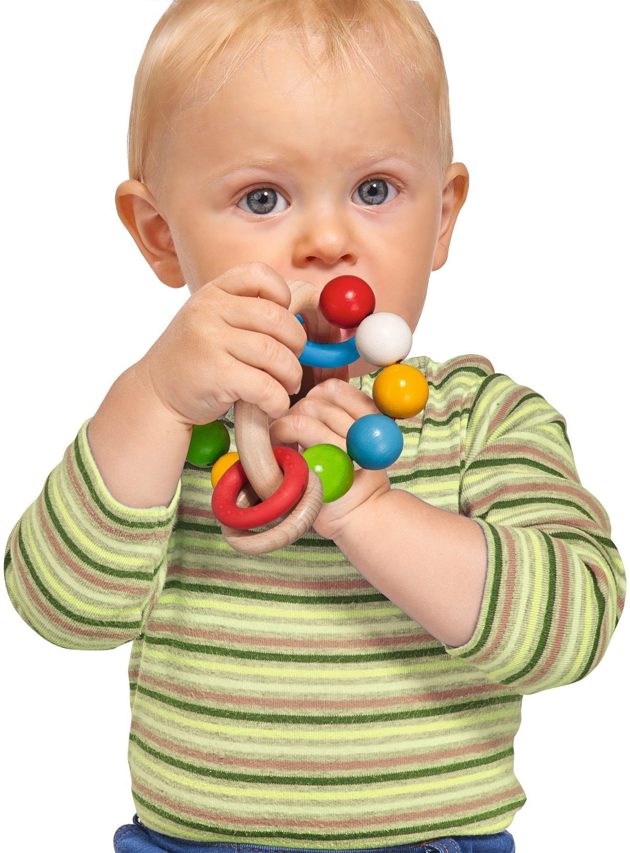 100017040 Eichhorn 3D Greifspielzeug Babywelt Greifling Baby