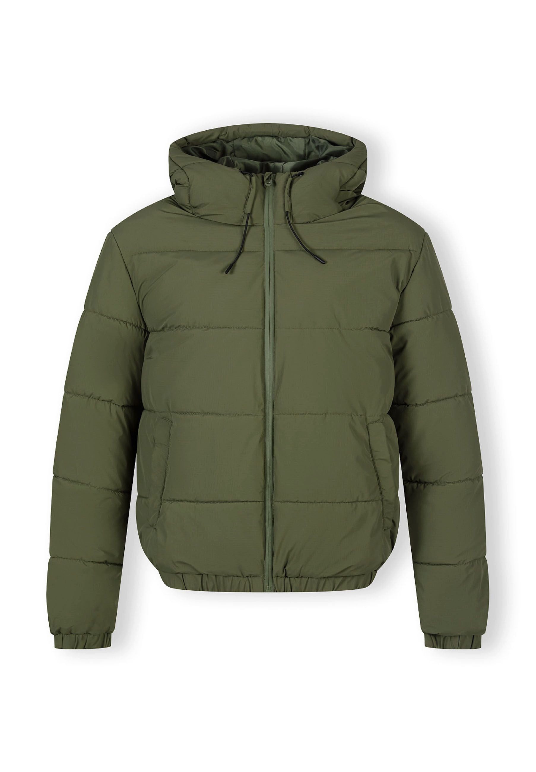 MINOTI Steppjacke für Herren, Winterjacke mit Kapuze, wattiert mit elastischem Saum