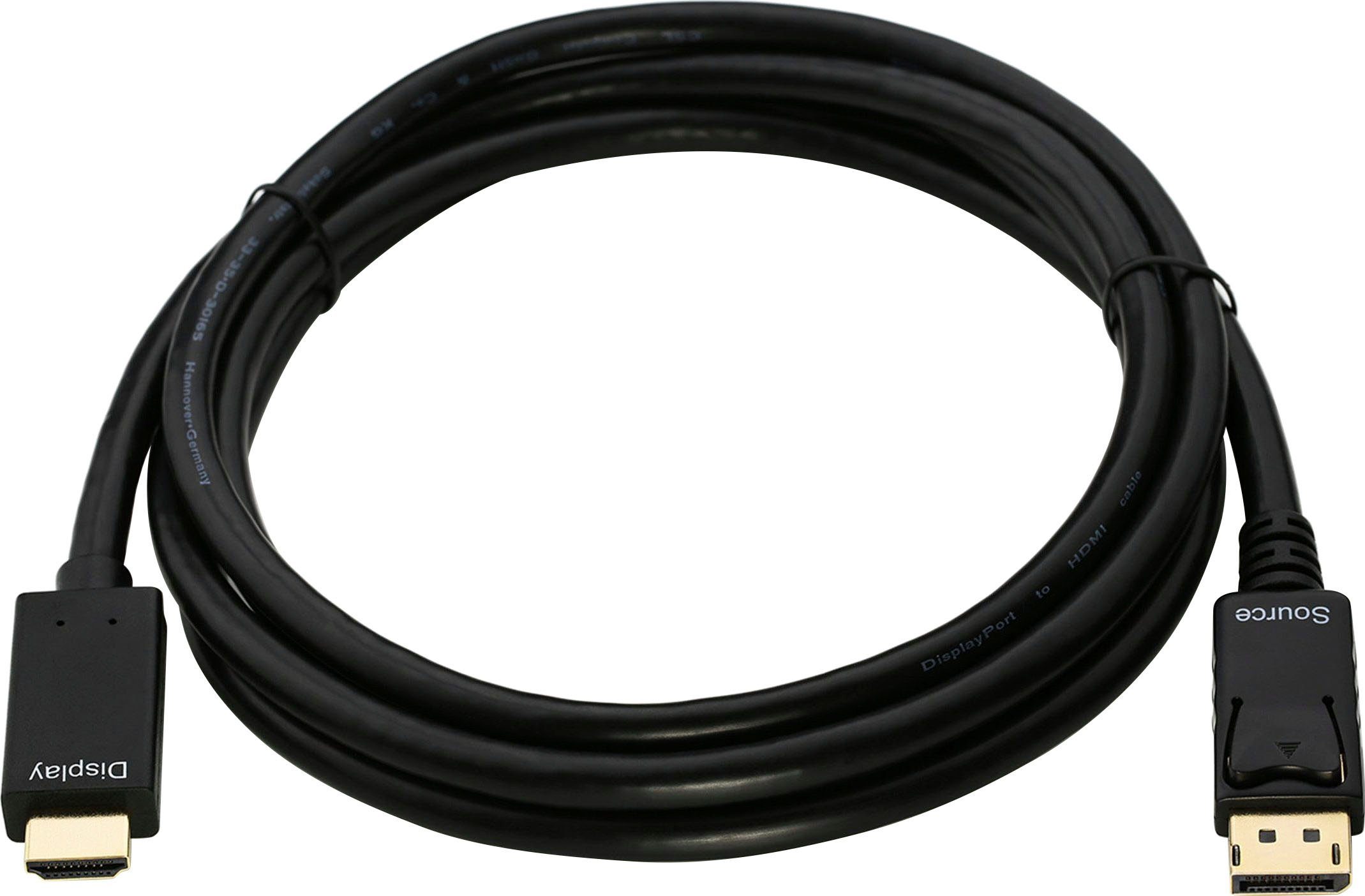 CSL DisplayPort, HDMI Kabel, mehrfach geschirmt, verschiedene Längen Audio- & Video-Kabel, DisplayPort, HDMI, DisplayPort, HDMI (500 cm)