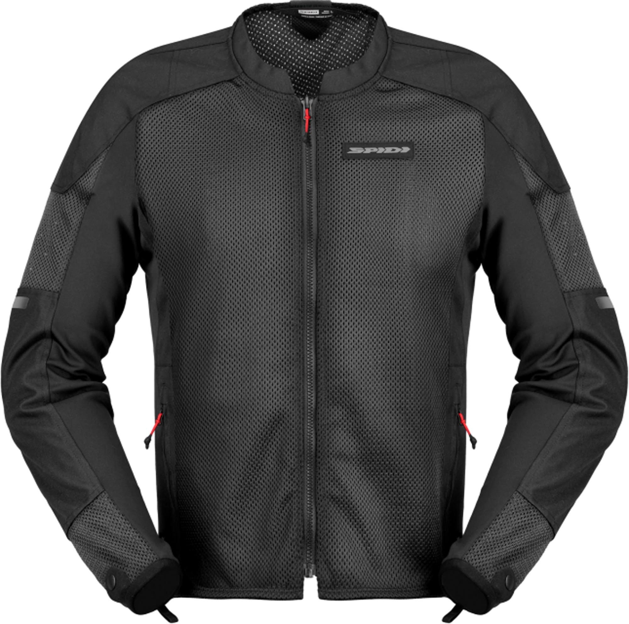 SpiDi Motorradjacke Super Net Evo Motorrad Textiljacke 3-Lagen-Laminat,Ellenbogenprotektoren enthalten,Schulterprotektor