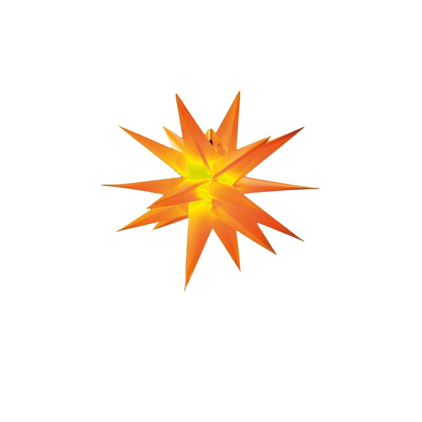 HGD Holz-Glas-Design LED Stern Weihnachtsstern Ø 60 cm Adventsstern, Leuchtstern