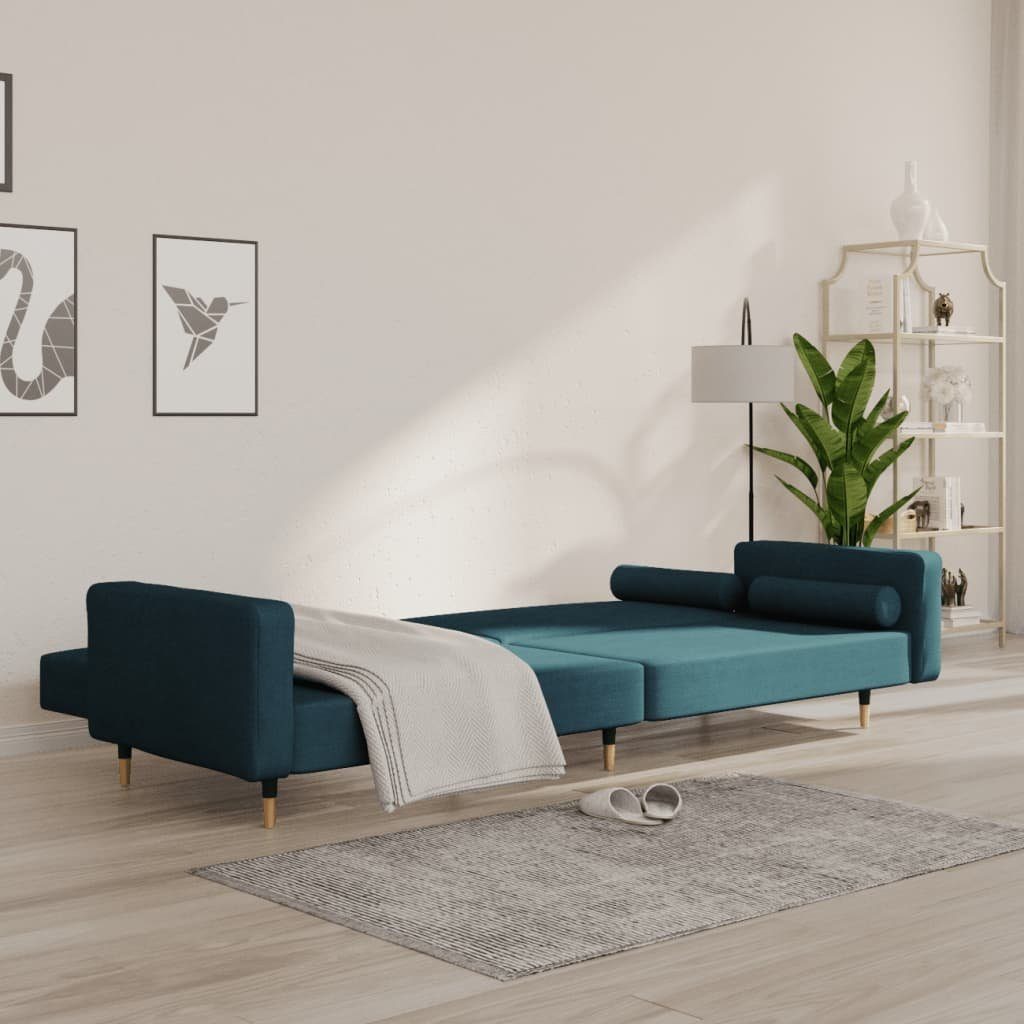 vidaXL Sofa Schlafsofa 2-Sitzer mit 2 günstig online kaufen