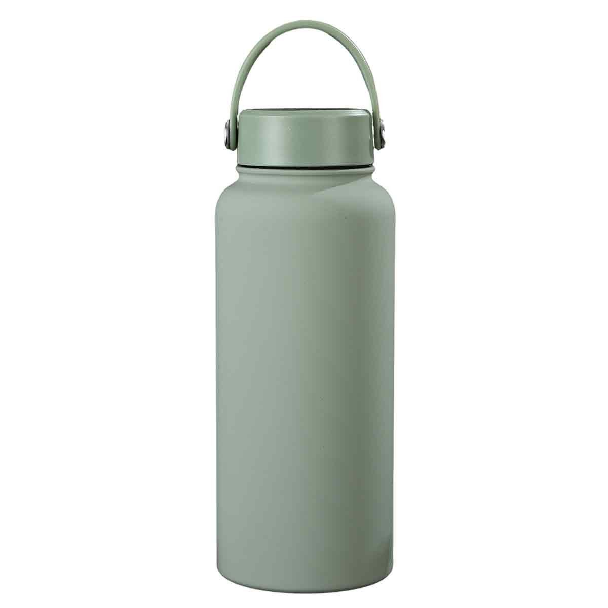 Jormftte Trinkflasche Trinkflasche,Vakuumisolierte,Flasche aus Edelstahl,für outdoor Grün
