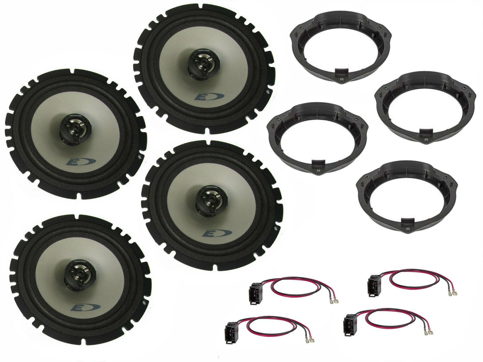 DSX Aloine Boxen Set für Mercedes T-Modell S204 Bj 07-14 Tür vorn hinten Auto-Lautsprecher (80 W)