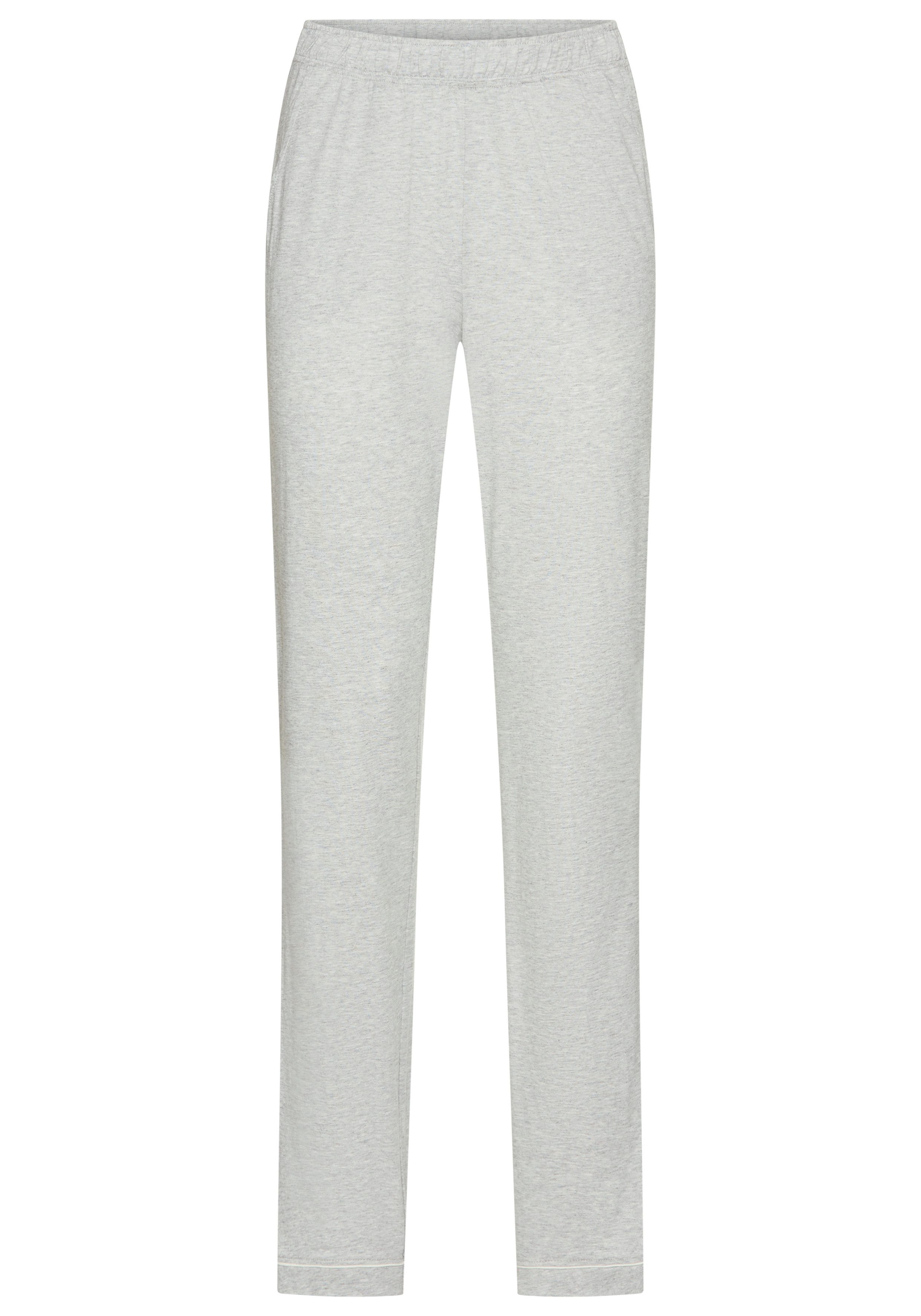 LASCANA Pyjamahose mit Kontrastpaspel