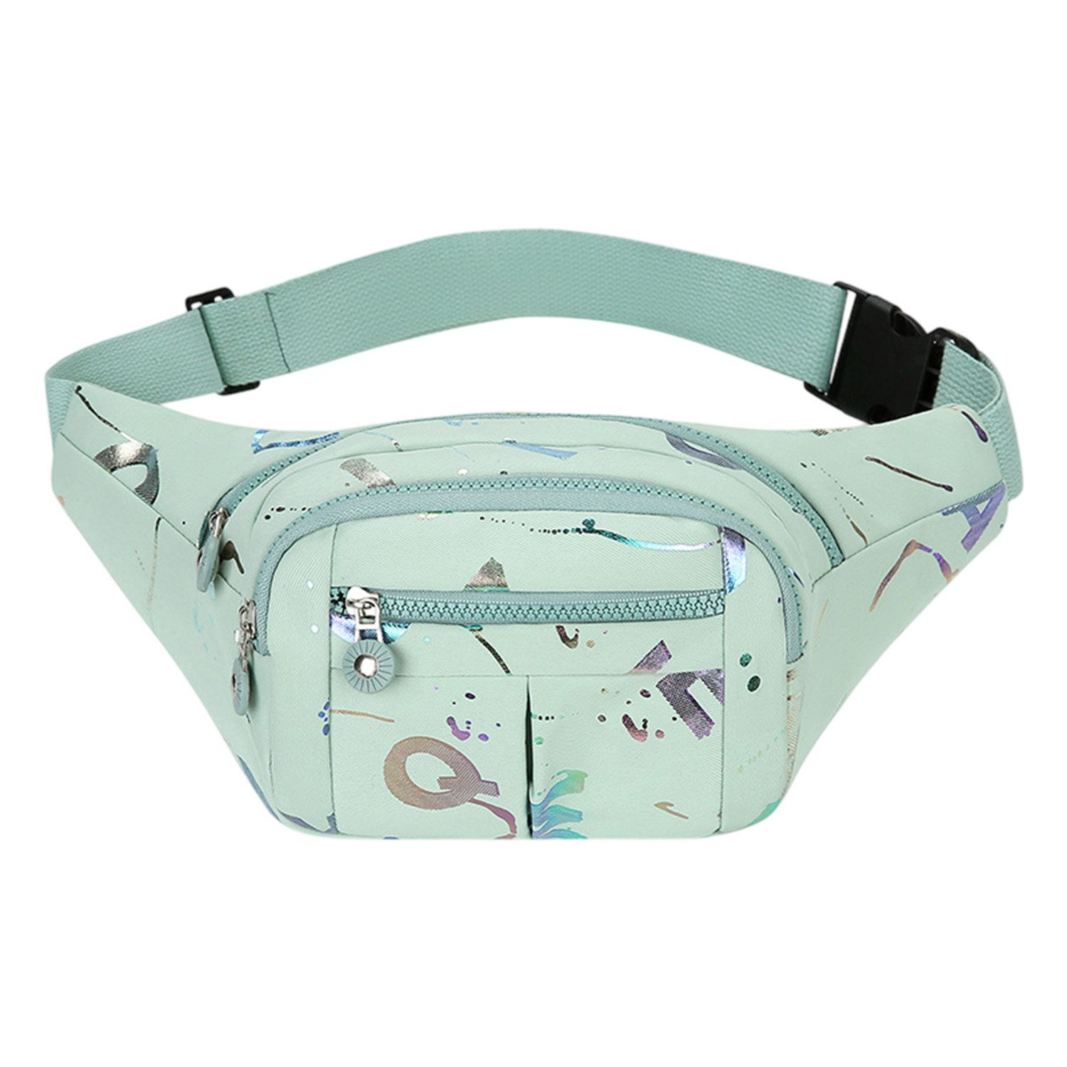 Refttenw Bauchtasche Damen Umhängetasche wasserdicht Gürteltasche Crossbody Bag (1-tlg), Für Outdoor, Reisen, Wandern, Fitness & Alltag