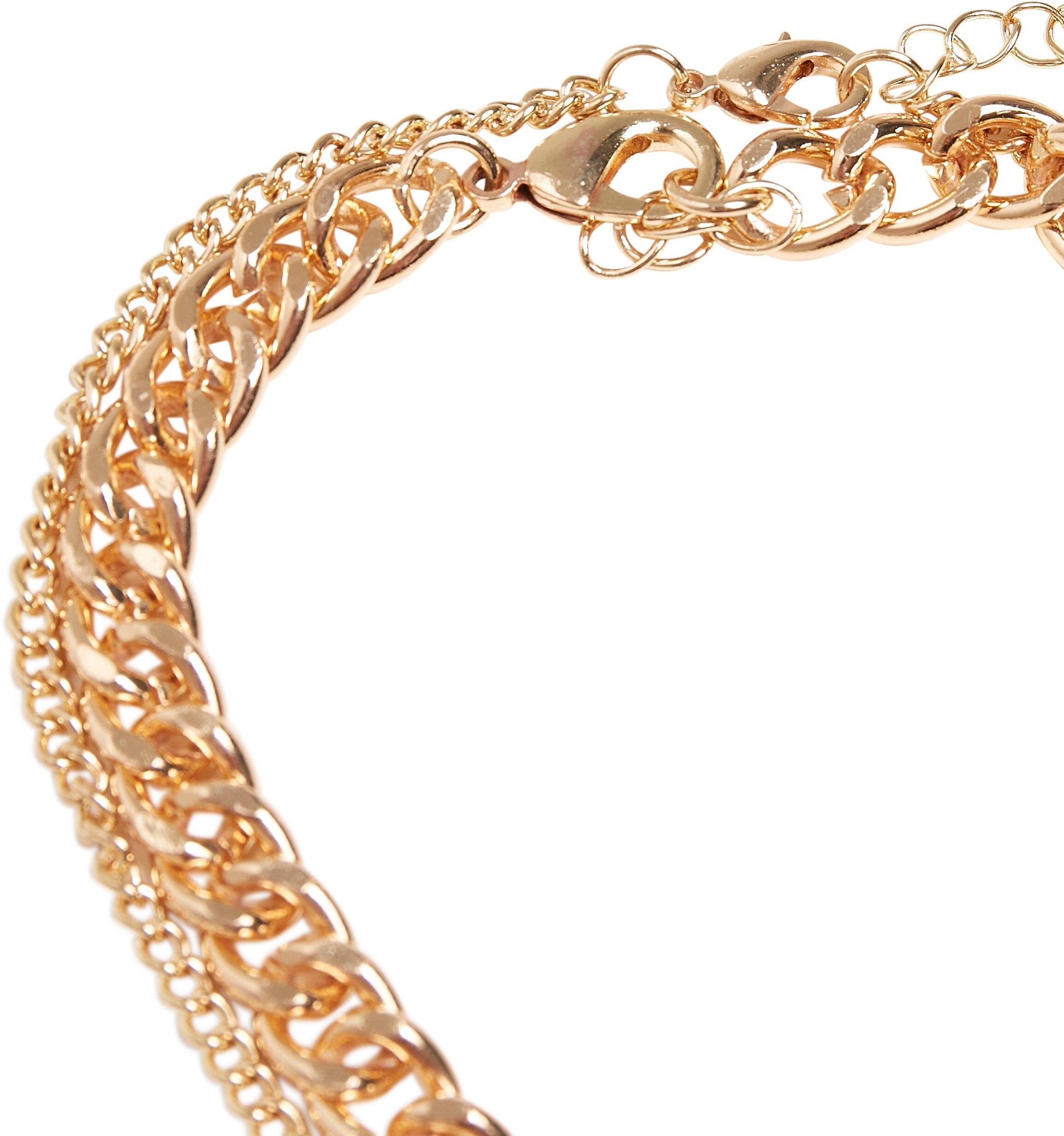 URBAN CLASSICS Fußkette Accessoires Zodiac Anklet, Für Gefühl von Golden perfektes ein Komfort und Stil