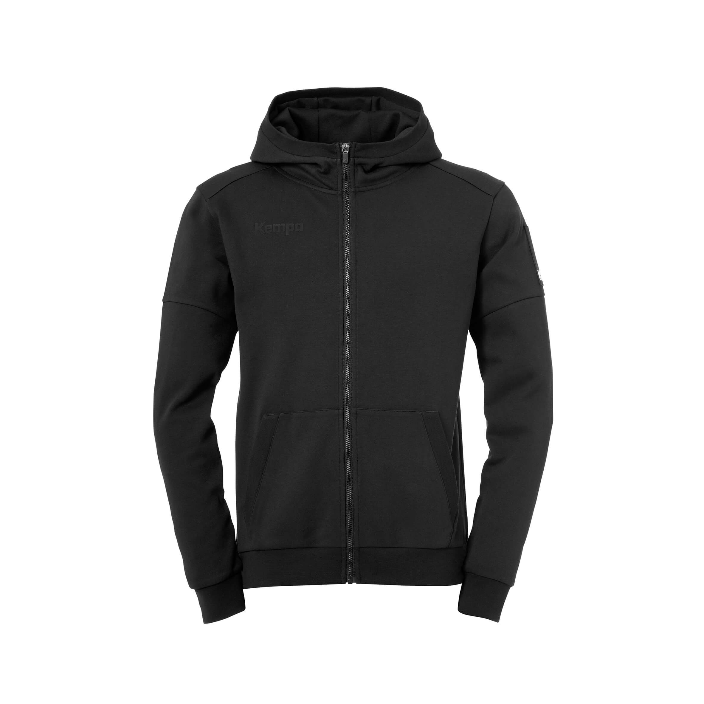 Kempa Kapuzensweatjacke Kempa Kapuzenjacke STATUS schwarz