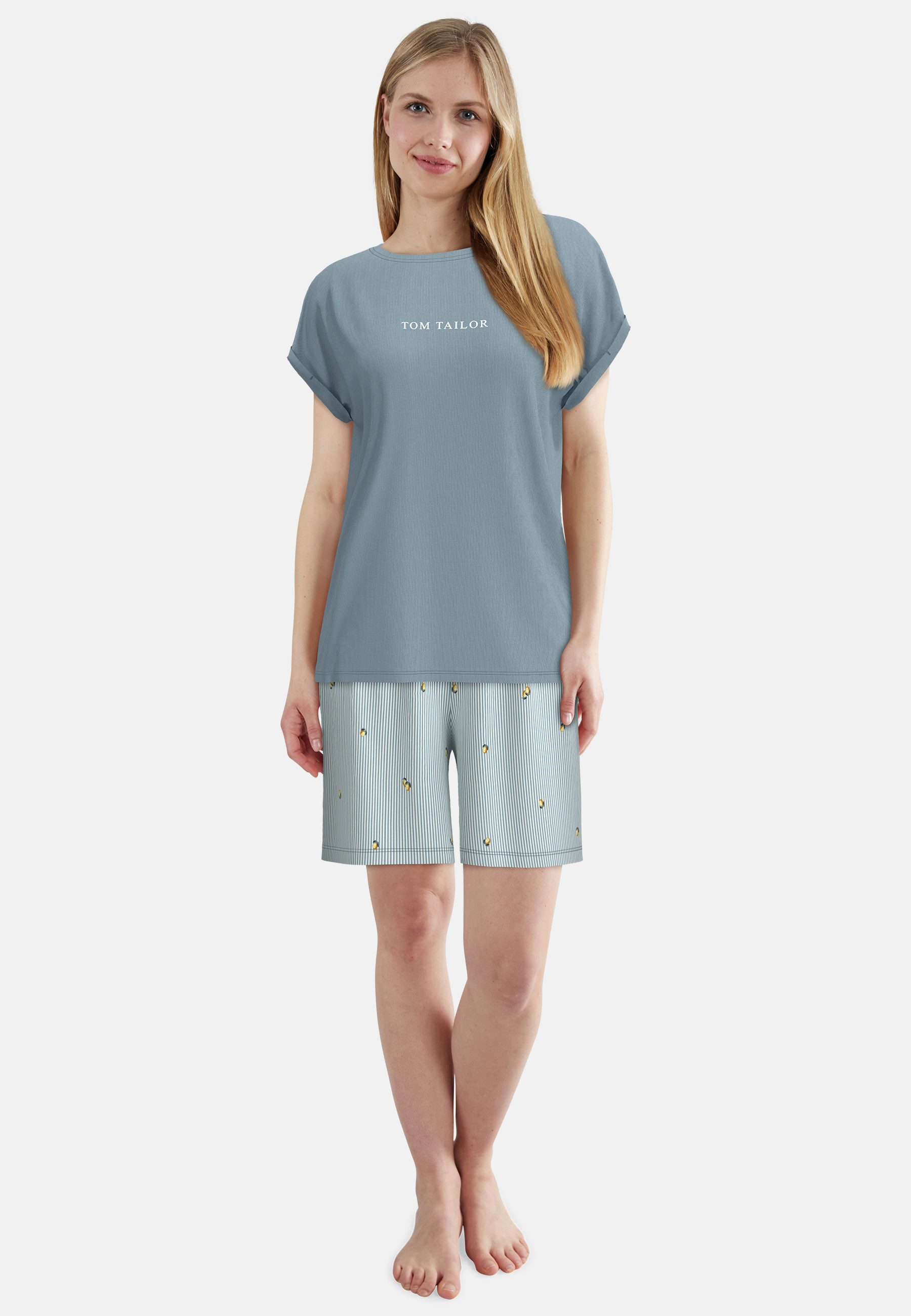 TOM TAILOR Shorty atmungsaktiv, Viskosemix