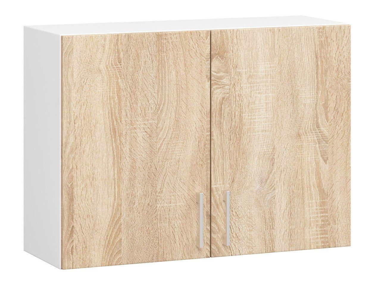 Raumhirsch Furniture Hängeschrank Hängeschrank mit Soft-Close - Modernes Design - Eiche Sonoma (viele Farbvarianten - Maße: 80 x 58 x 30 cm) - Hochwertig & stabil